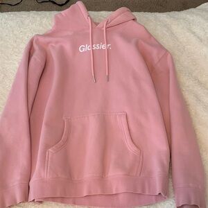 Glossier Pink Hoodie